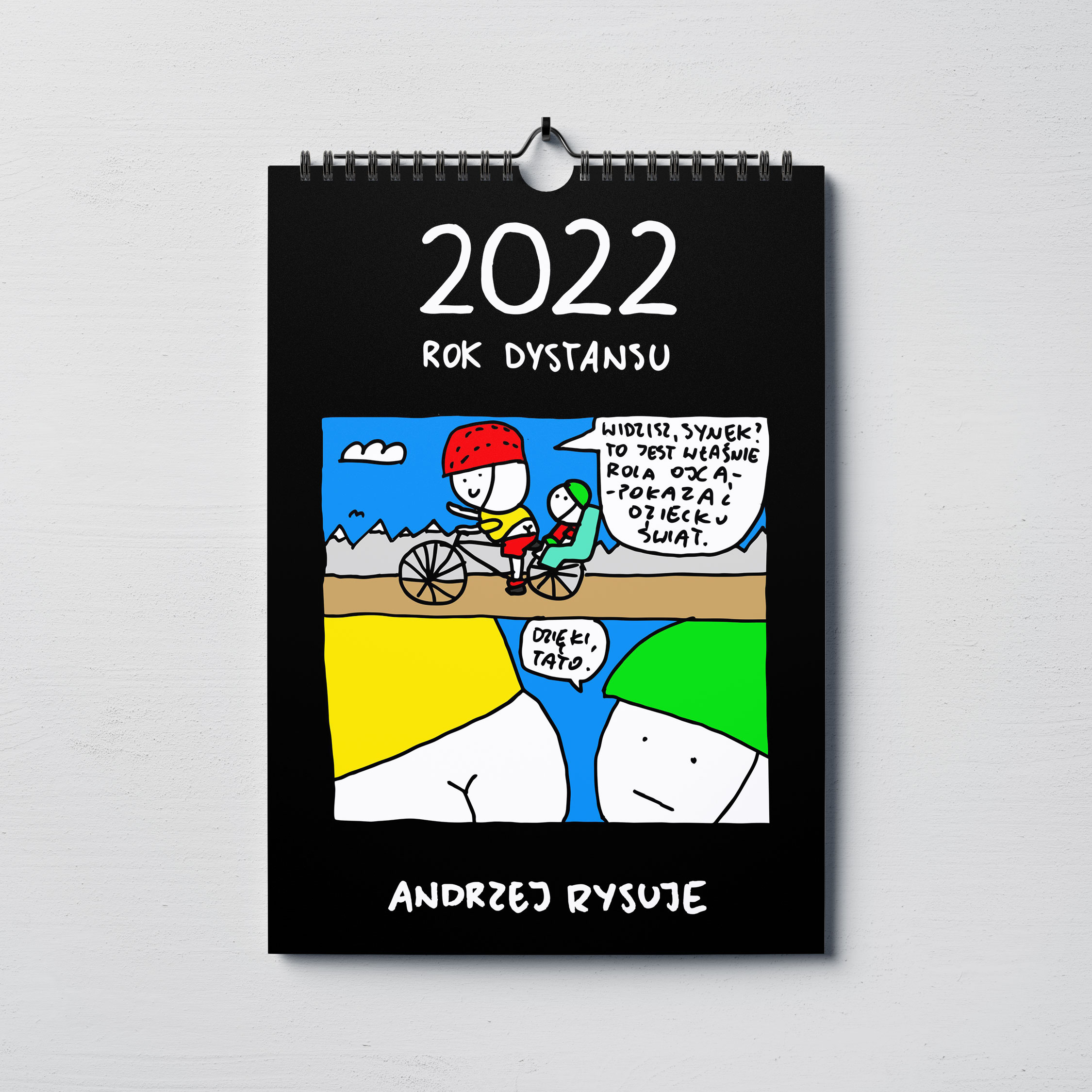 1+1 GRATIS! Kalendarz Andrzej Rysuje 2022